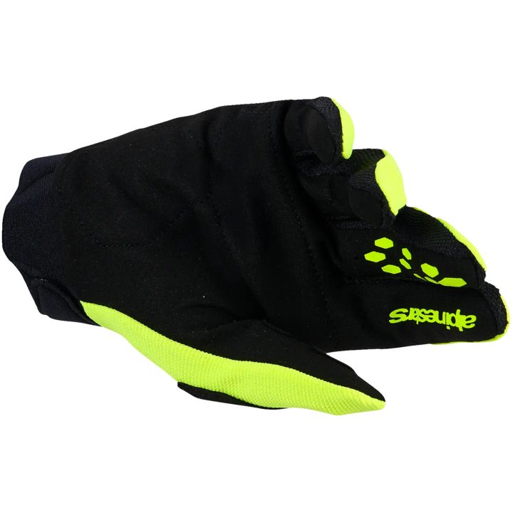 Crosshandskar Youth Full Bore V2 Svart Fluorescerande Gul ALPINESTARS(MX) 2XS – bild 2