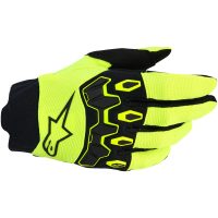 Crosshandskar Youth Full Bore V2 Svart Fluorescerande Gul ALPINESTARS(MX)