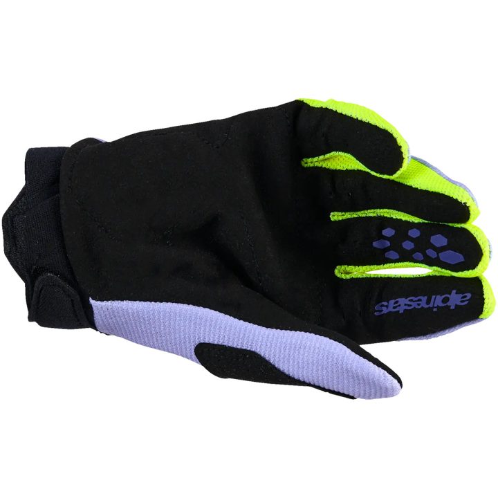 Crosshandskar Youth Full Bore V2 Svart Gul Lila ALPINESTARS(MX) 2XS – bild 2