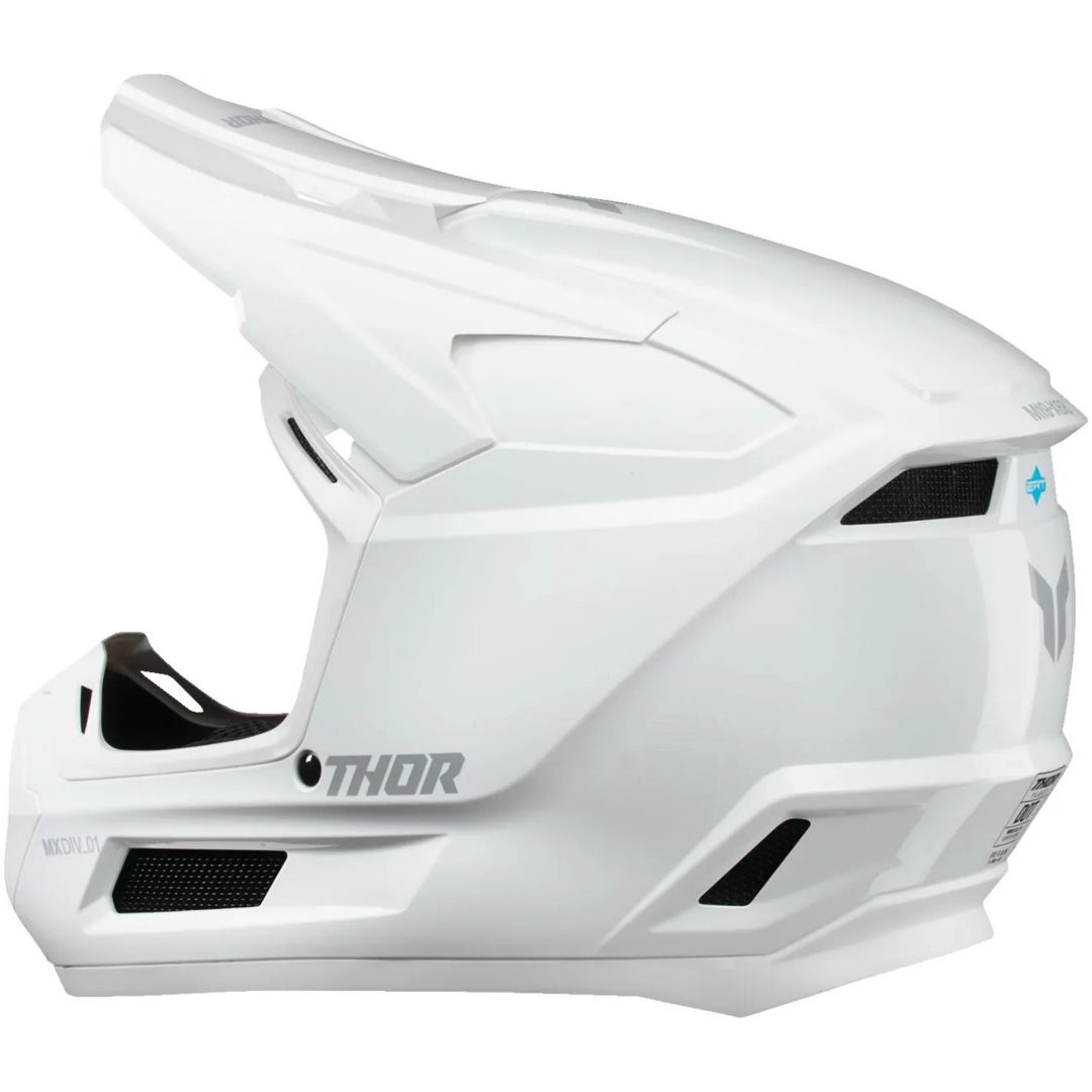 Crosshjälm Barn Fleet Whiteout Vit Matt THOR Small – bild 2