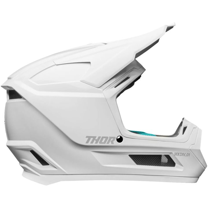 Crosshjälm Barn Fleet Whiteout Vit Matt THOR Small – bild 3