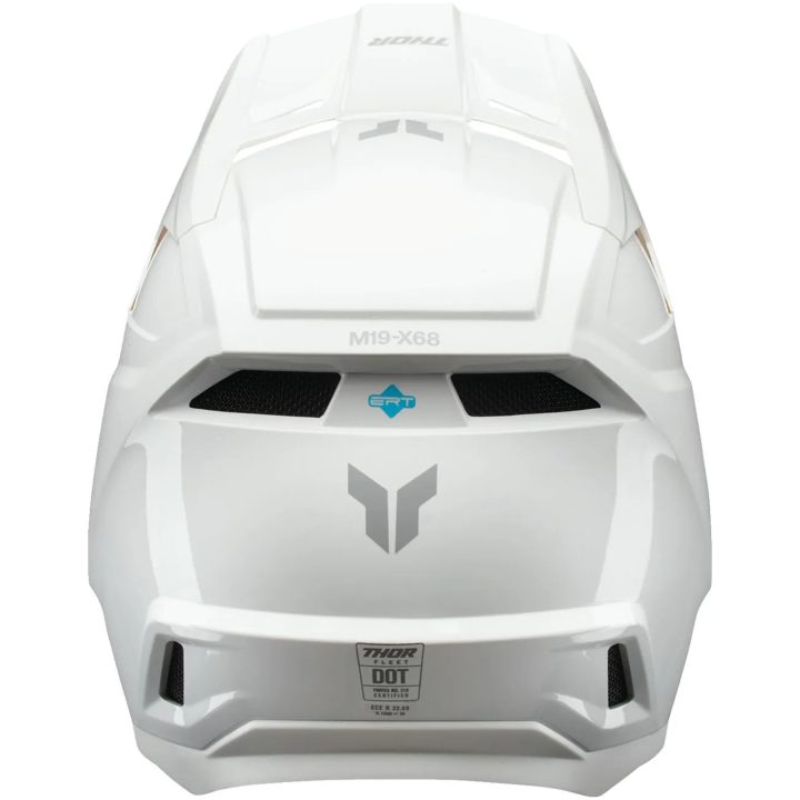 Crosshjälm Barn Fleet Whiteout Vit Matt THOR Small – bild 5