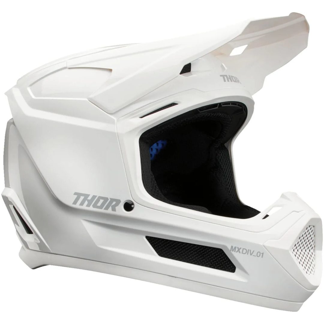 Crosshjälm Barn Fleet Whiteout Vit Matt THOR Small