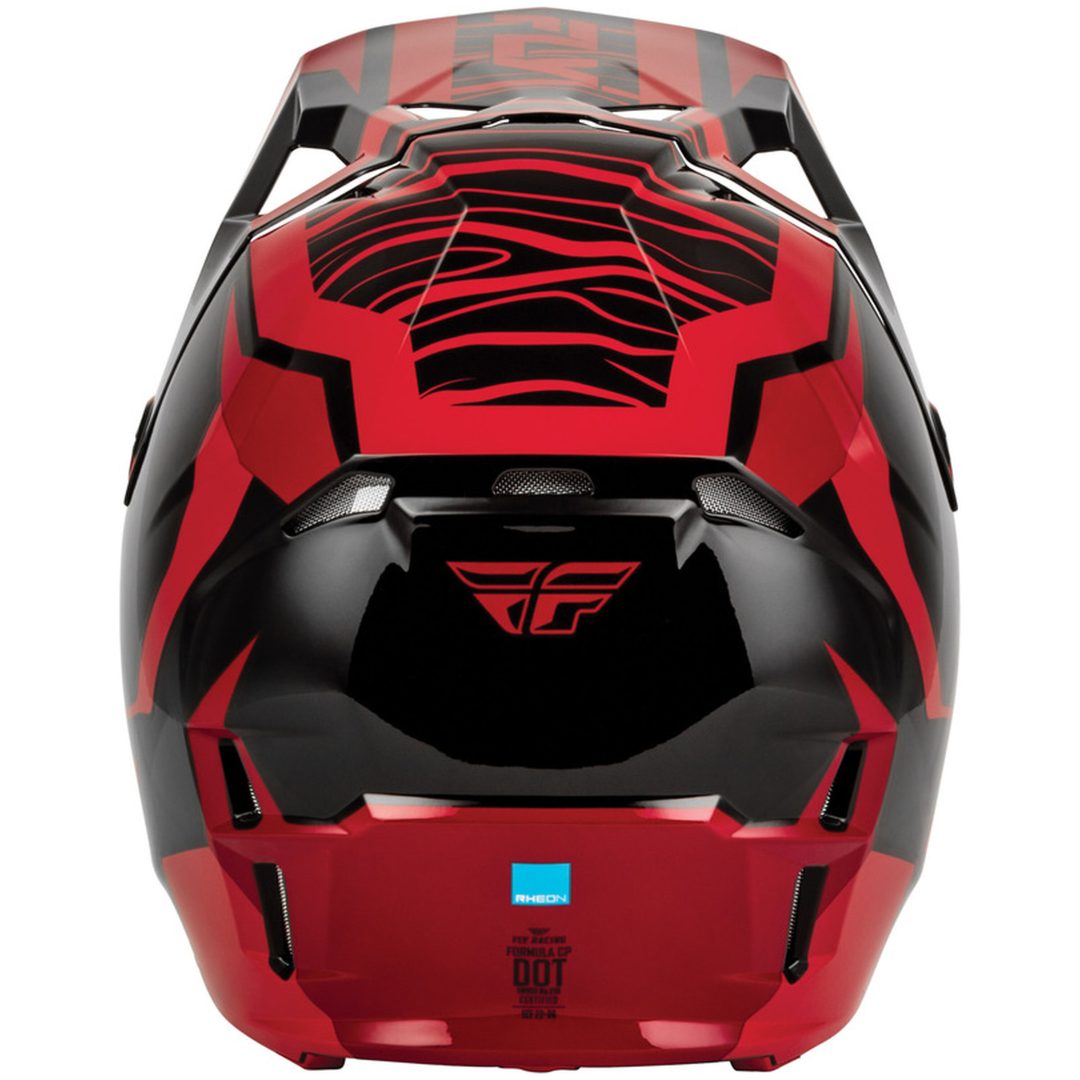 Crosshjälm Barn Formula CP Charge Svart Röd FLY RACING yl – bild 3