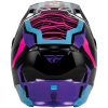 Crosshjälm Barn Formula CP Charge Svart Rosa Lila FLY RACING yl – miniatyr 3