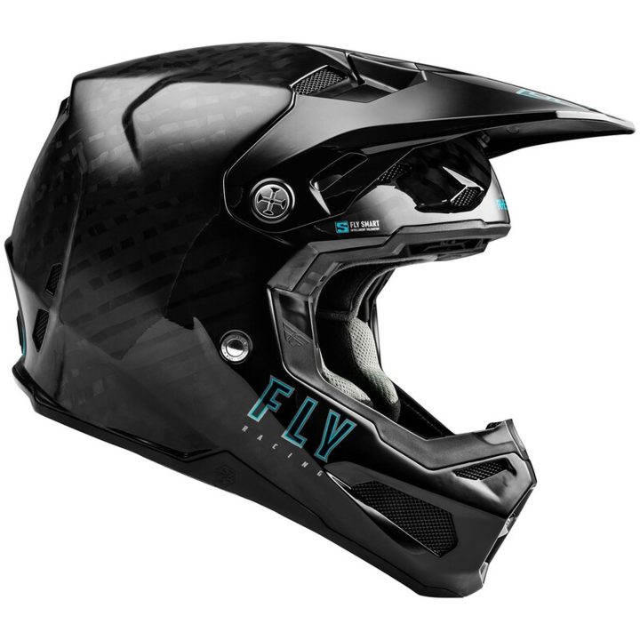 Crosshjälm Barn Formula S Carbon Solid Svart FLY RACING yl – bild 2