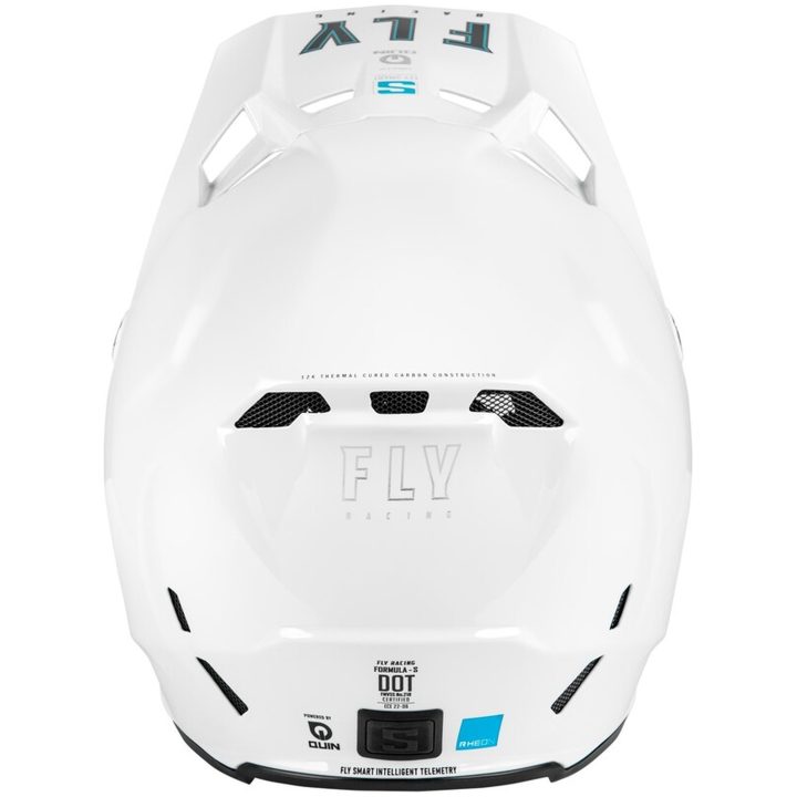 Crosshjälm Barn Formula S Carbon Solid Vit FLY RACING yl – bild 2