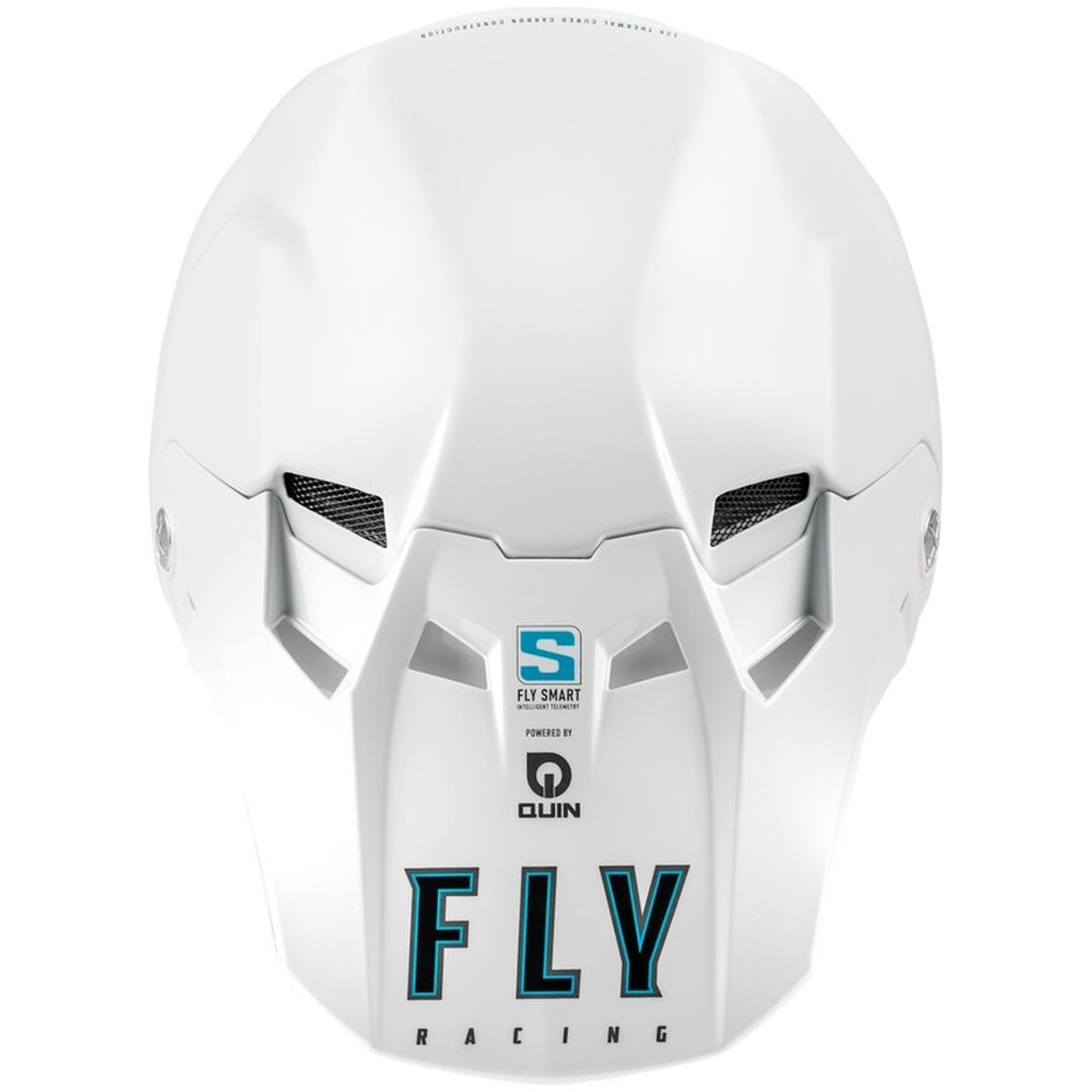 Crosshjälm Barn Formula S Carbon Solid Vit FLY RACING yl – bild 3