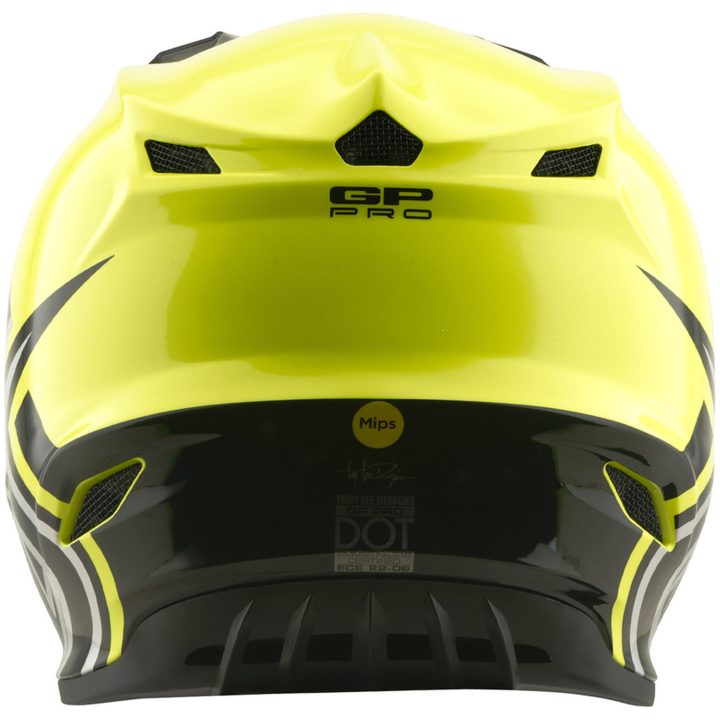 Crosshjälm Barn GP Pro MIPS Neongul TROY LEE DESIGNS ym – bild 4