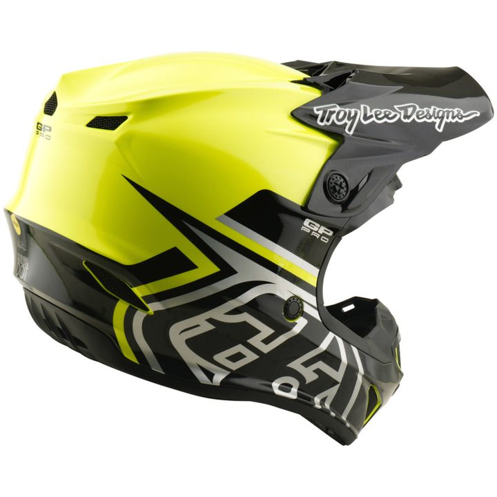 Crosshjälm Barn GP Pro MIPS Neongul TROY LEE DESIGNS ym – bild 5