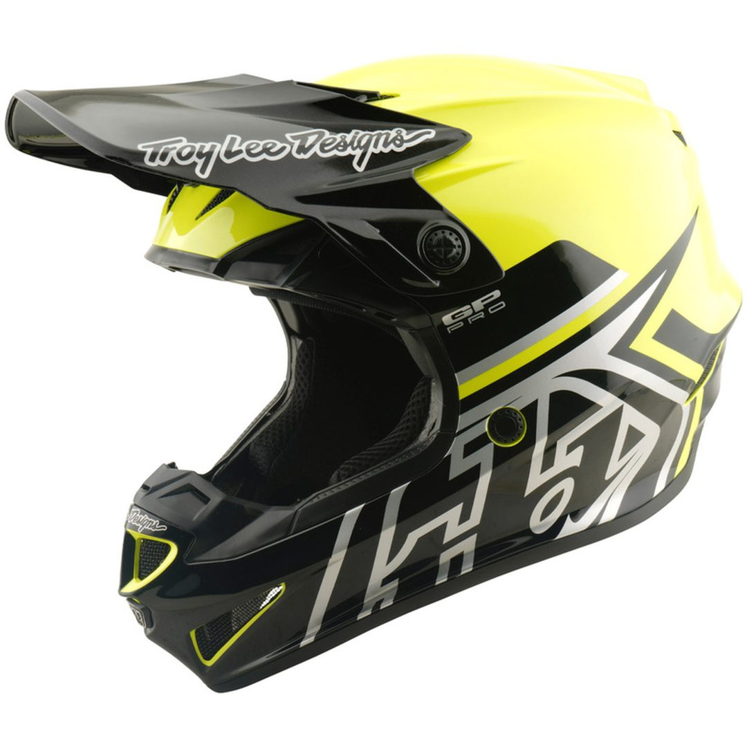 Crosshjälm Barn GP Pro MIPS Neongul TROY LEE DESIGNS ym