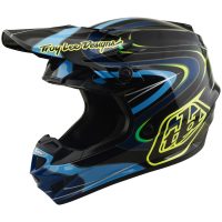 Crosshjälm Barn GP Pro Mips Pulse Svart Neongul TROY LEE DESIGNS