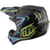 Crosshjälm Barn GP Pro Mips Pulse Svart Neongul TROY LEE DESIGNS ym – miniatyr 3