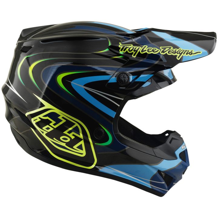 Crosshjälm Barn GP Pro Mips Pulse Svart Neongul TROY LEE DESIGNS ym – bild 6