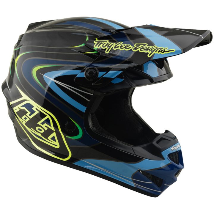 Crosshjälm Barn GP Pro Mips Pulse Svart Neongul TROY LEE DESIGNS ym – bild 7