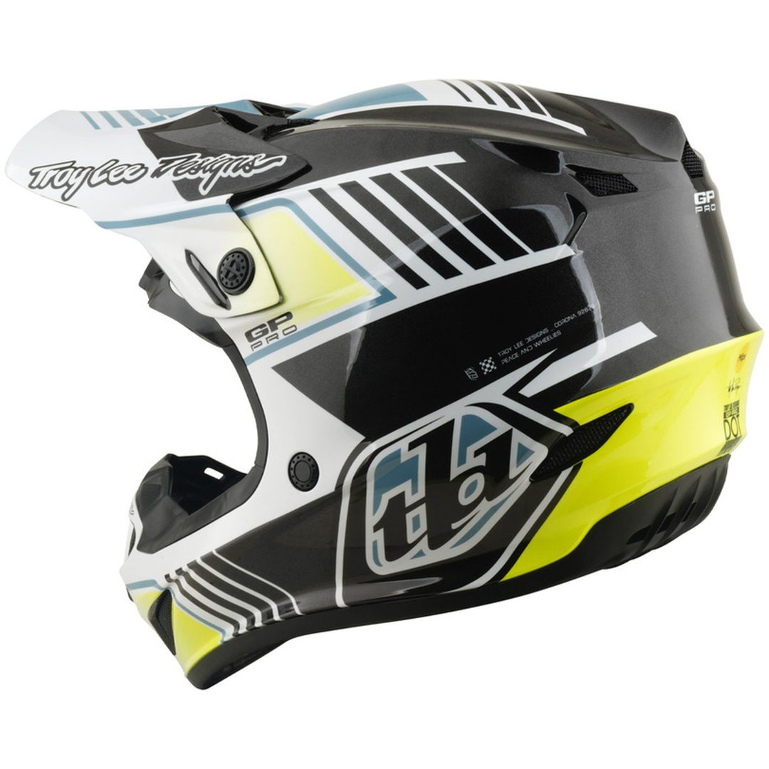 Crosshjälm Barn GP Pro Mips Segment Grå TROY LEE DESIGNS ym – bild 3
