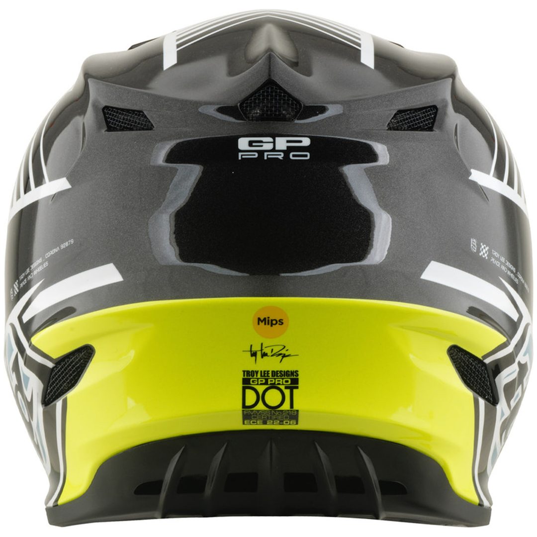 Crosshjälm Barn GP Pro Mips Segment Grå TROY LEE DESIGNS ym – bild 4