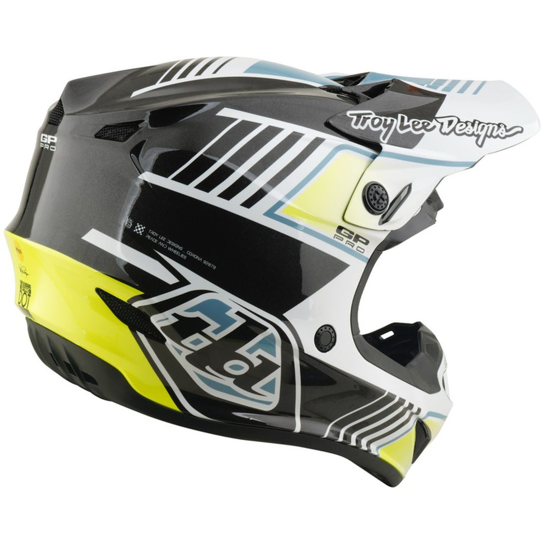 Crosshjälm Barn GP Pro Mips Segment Grå TROY LEE DESIGNS ym – bild 5