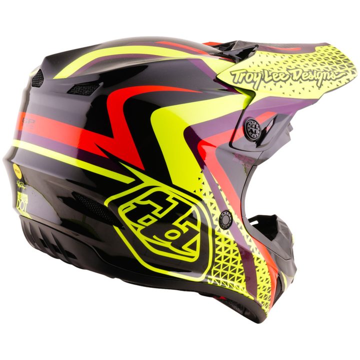 Crosshjälm Barn GP Pro Mips Svart Gul TROY LEE DESIGNS ym – bild 5