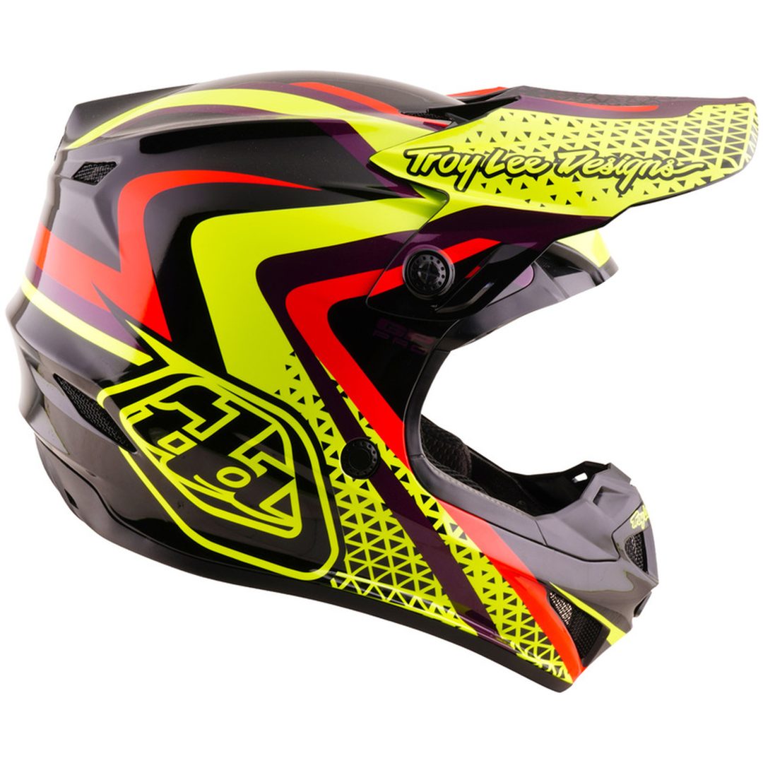 Crosshjälm Barn GP Pro Mips Svart Gul TROY LEE DESIGNS ym – bild 6