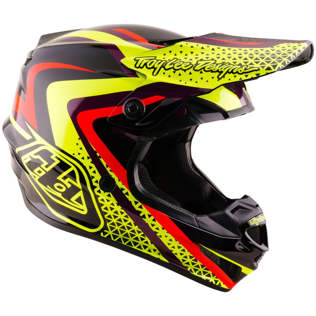 Crosshjälm Barn GP Pro Mips Svart Gul TROY LEE DESIGNS ym – bild 7