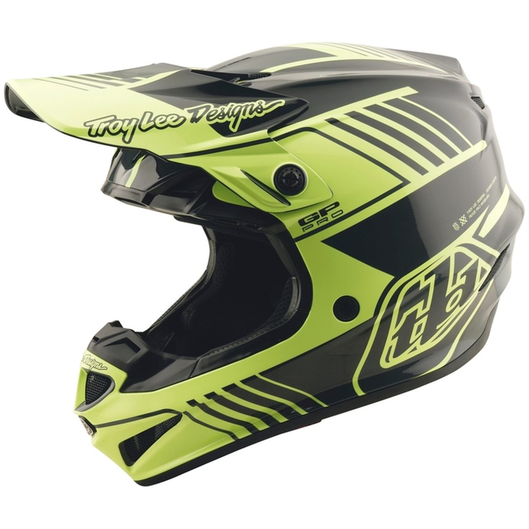 Crosshjälm Barn GP Pro Segment Neon Gul TROY LEE DESIGNS Medium Barn