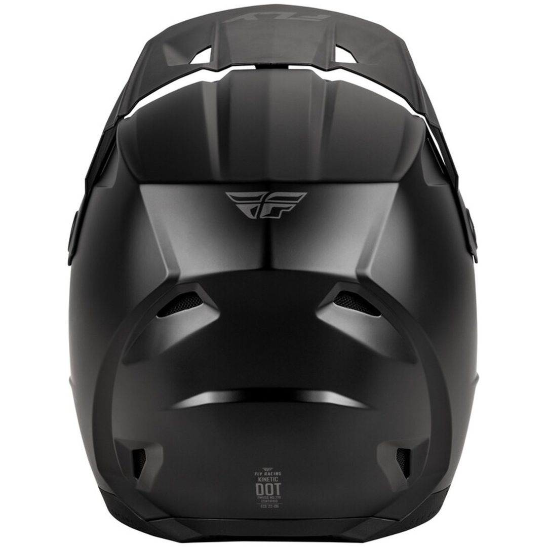 Crosshjälm Barn Kinetic Solid Matt Svart FLY RACING Ys – bild 2