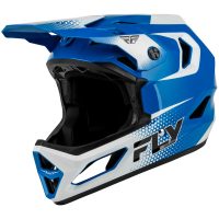Crosshjälm Barn Rayce Sonar Blå Vit Svart FLY RACING