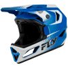 Crosshjälm Barn Rayce Sonar Blå Vit Svart FLY RACING Ys – miniatyr 1