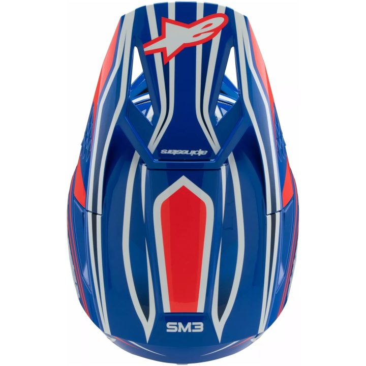Crosshjälm Barn S-m3 Wurx Svart/blå/röd/vit ALPINESTARS Small – bild 4