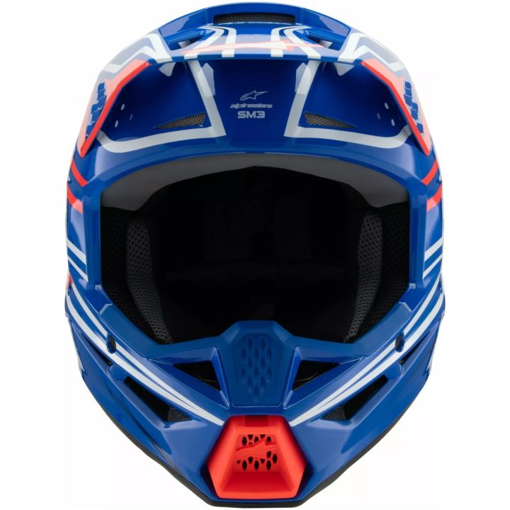 Crosshjälm Barn S-m3 Wurx Svart/blå/röd/vit ALPINESTARS Small – bild 5