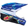 Crosshjälm Barn SM3 Falcon Blå Svart Vit ALPINESTARS(MX) s – miniatyr 4