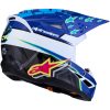 Crosshjälm Barn SM3 Falcon Blå Svart Vit ALPINESTARS(MX) s – miniatyr 5