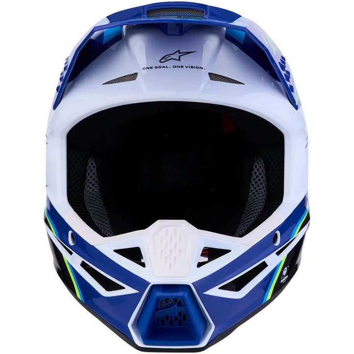Crosshjälm Barn SM3 Falcon Blå Svart Vit ALPINESTARS(MX) s – bild 6