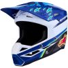 Crosshjälm Barn SM3 Falcon Blå Svart Vit ALPINESTARS(MX) s – miniatyr 1