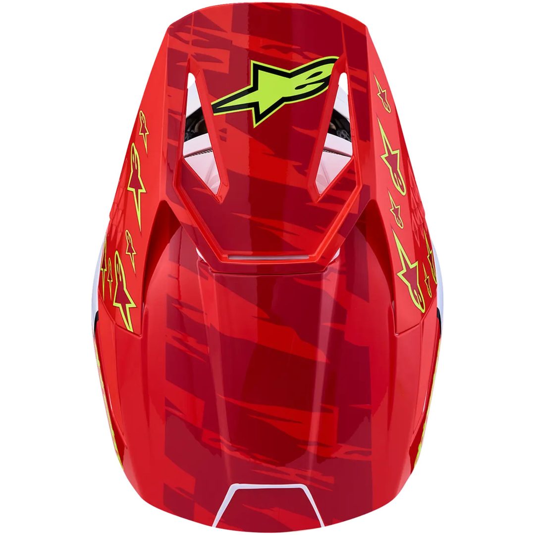 Crosshjälm Barn SM3 Falcon Röd Blå Vit ALPINESTARS(MX) s – bild 6
