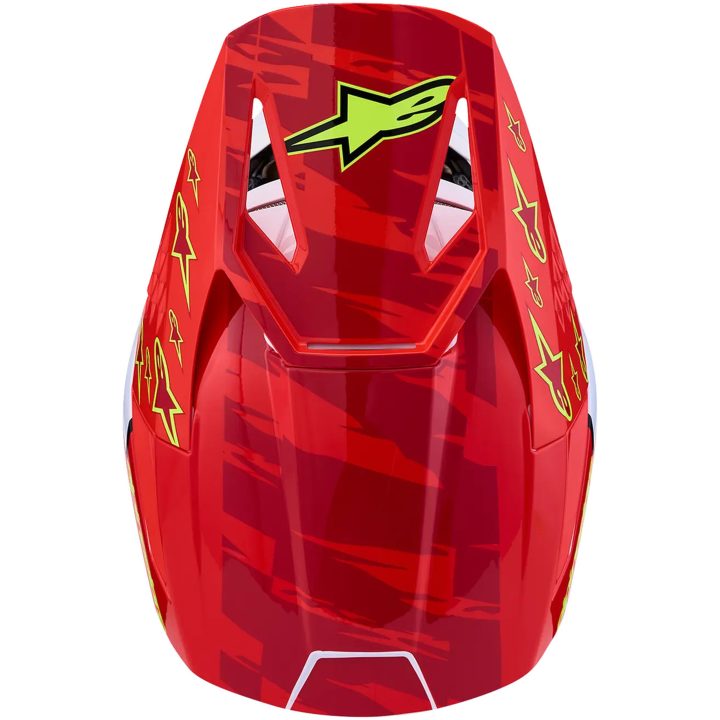Crosshjälm Barn SM3 Falcon Röd Blå Vit ALPINESTARS(MX) s – bild 6