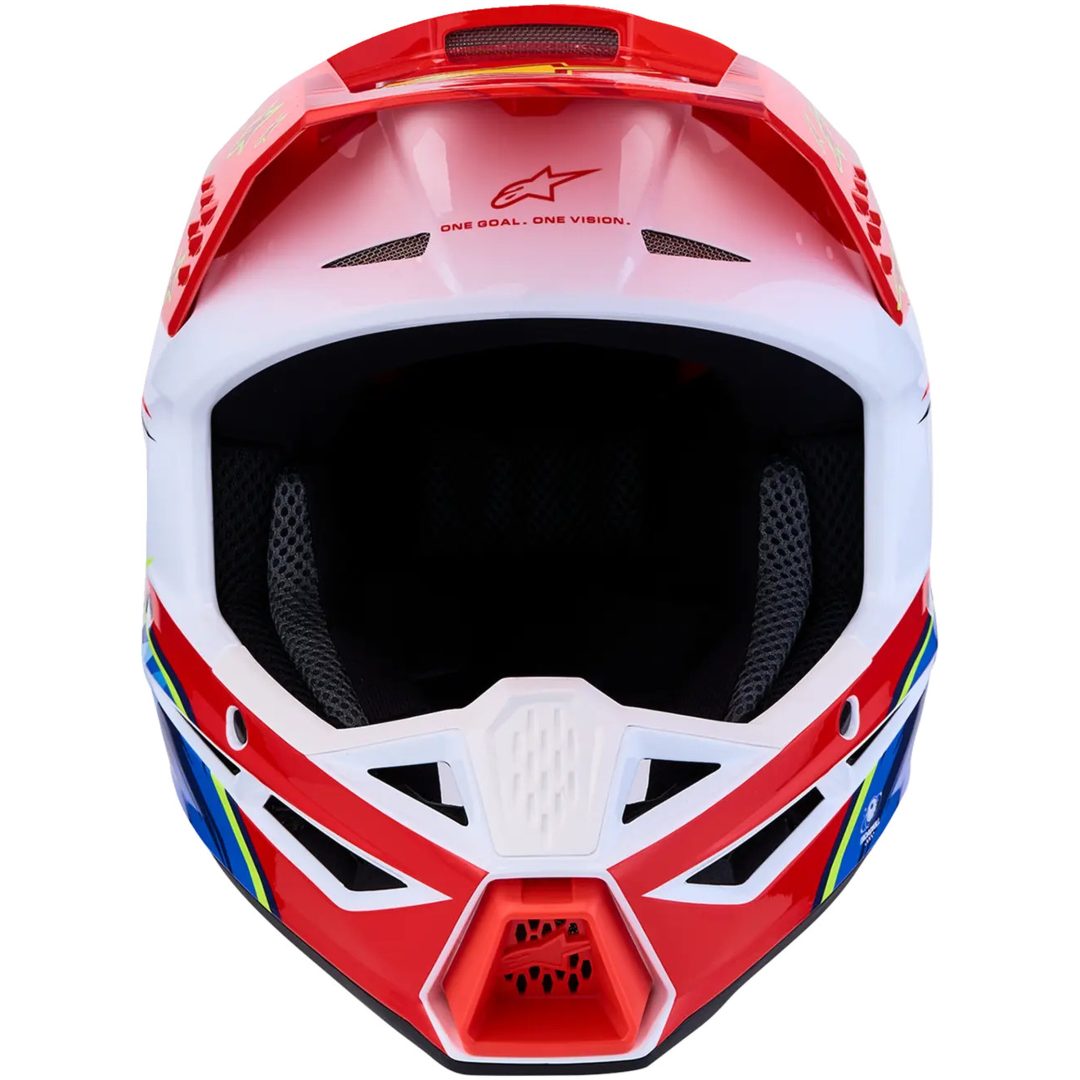 Crosshjälm Barn SM3 Falcon Röd Blå Vit ALPINESTARS(MX) s – bild 7