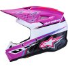 Crosshjälm Barn SM3 Falcon Svart Rosa Lila Vit ALPINESTARS(MX) s – miniatyr 3