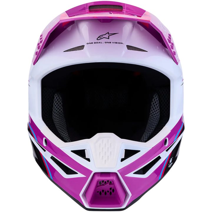 Crosshjälm Barn SM3 Falcon Svart Rosa Lila Vit ALPINESTARS(MX) s – bild 6