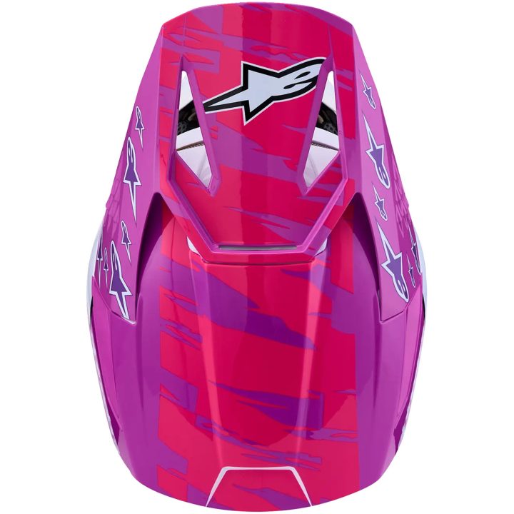 Crosshjälm Barn SM3 Falcon Svart Rosa Lila Vit ALPINESTARS(MX) s – bild 7