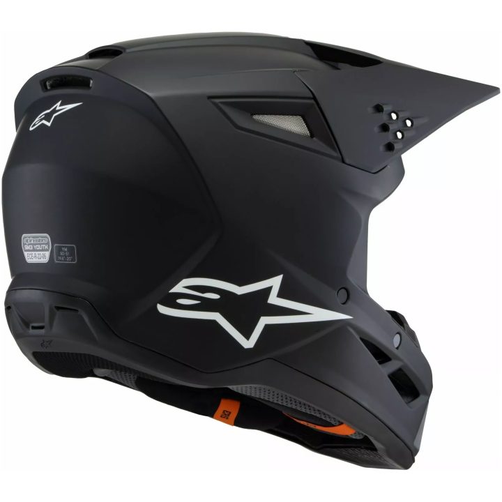 Crosshjälm Barn Supertech M3 Svart ALPINESTARS Small – bild 6