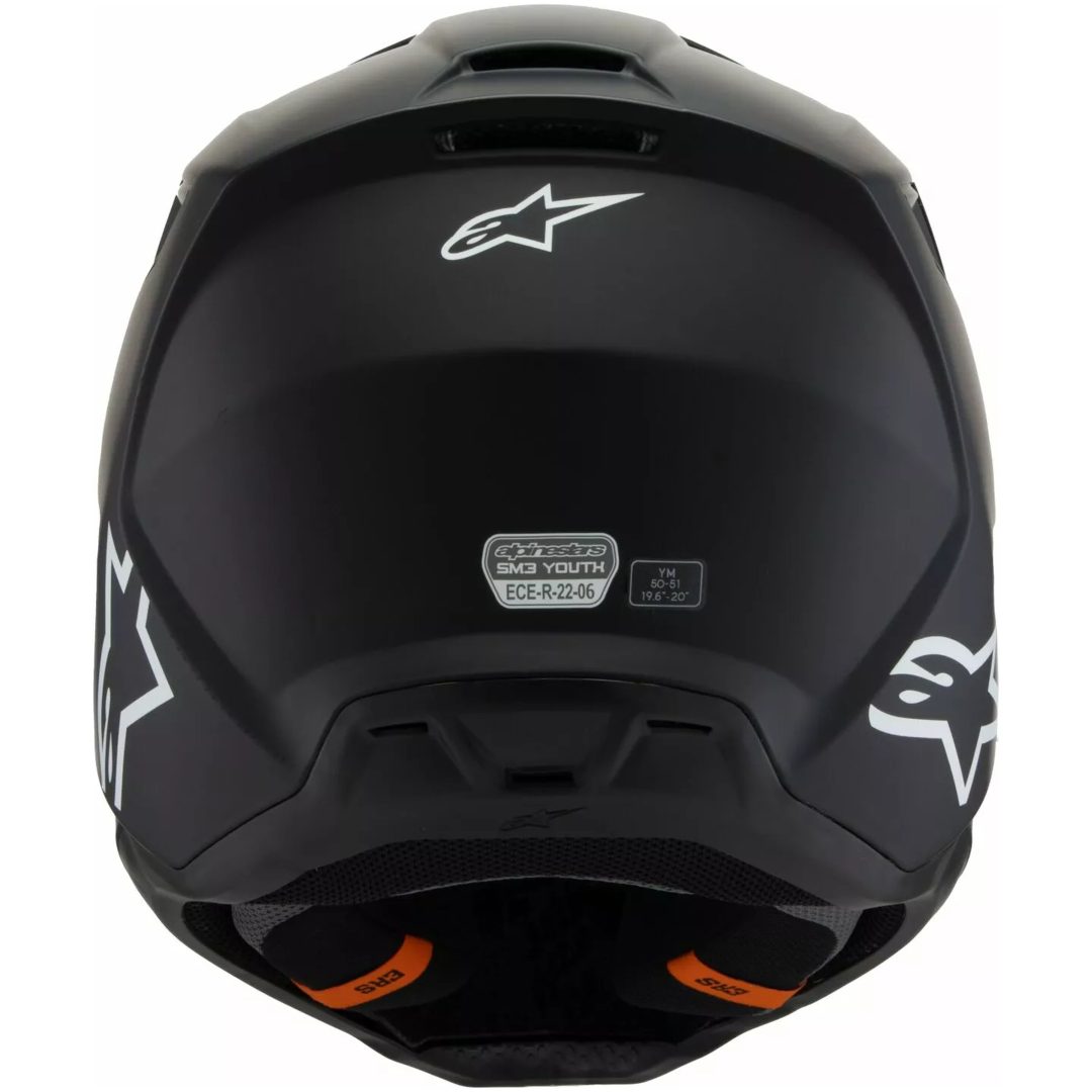 Crosshjälm Barn Supertech M3 Svart ALPINESTARS Small – bild 7
