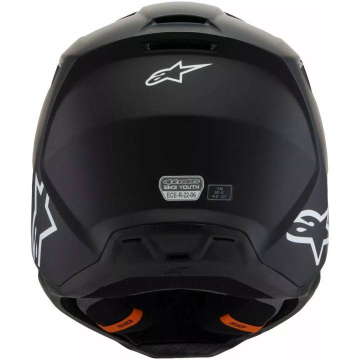 Crosshjälm Barn Supertech M3 Svart ALPINESTARS Small – bild 7