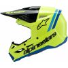Crosshjälm Barn Supertech M3 Svart/blå/gul ALPINESTARS Small – miniatyr 2
