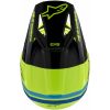 Crosshjälm Barn Supertech M3 Svart/blå/gul ALPINESTARS Small – miniatyr 6