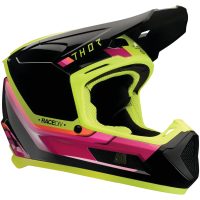 Crosshjälm Fleet Defy Svart Rosa Gul THOR