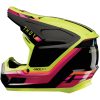 Crosshjälm Fleet Defy Svart Rosa Gul THOR s – miniatyr 3