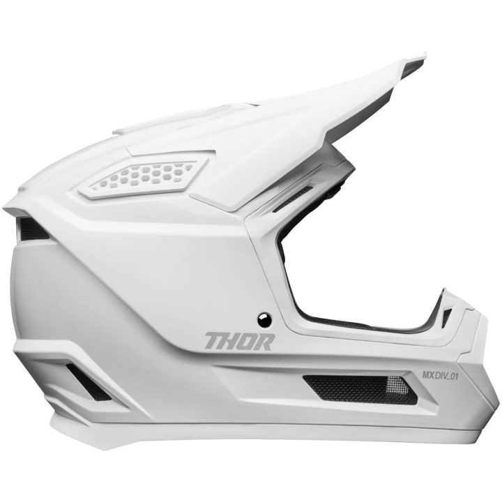 Crosshjälm Fleet Whiteout Vit Matt THOR XXL – bild 2
