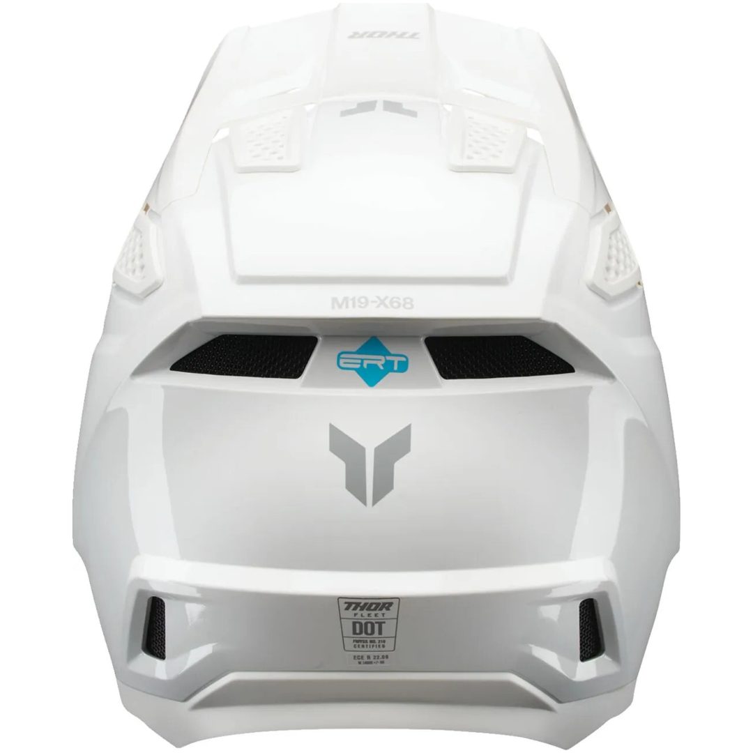 Crosshjälm Fleet Whiteout Vit Matt THOR XXL – bild 3